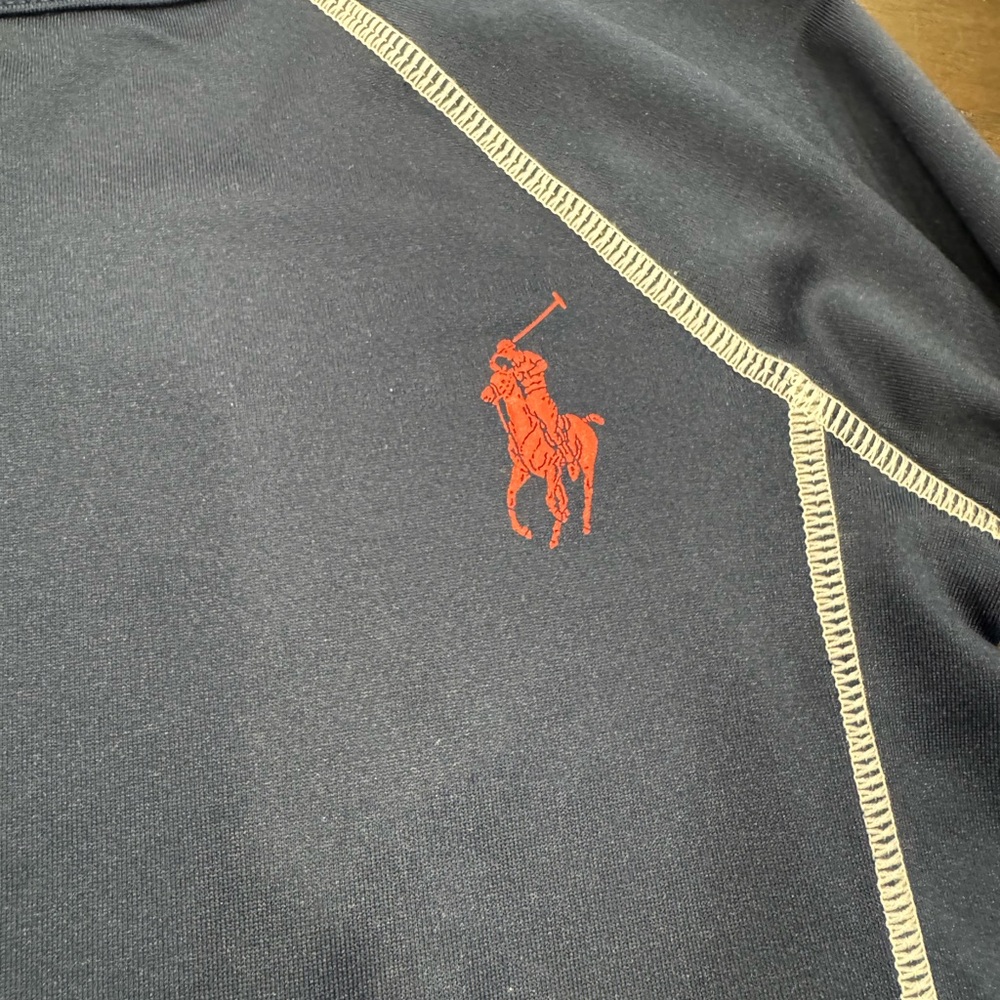 Polo Ralph Lauren Boys Navy Rash Guard Swim Top Size 7 - Picture 3 of 7